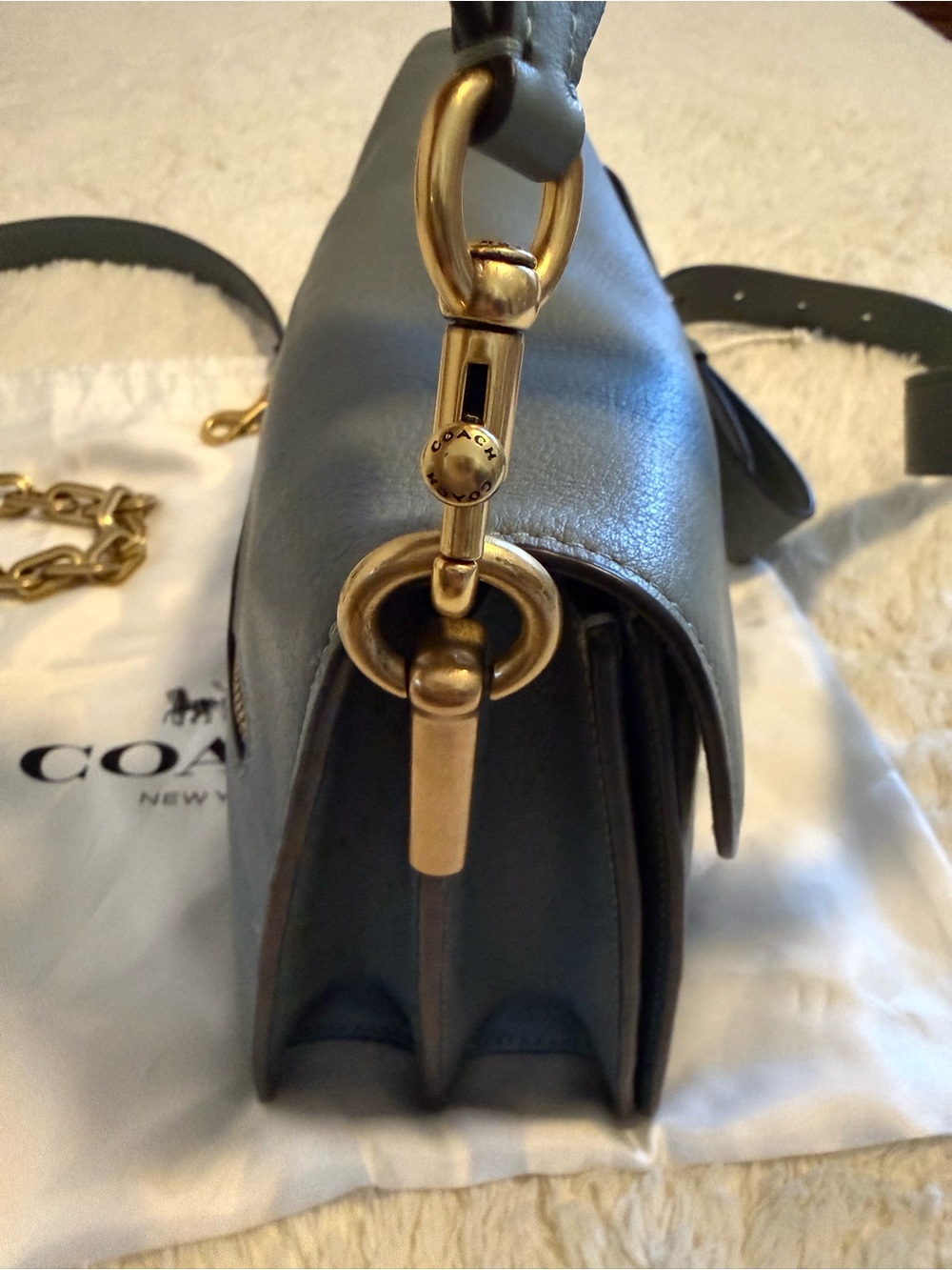 Coach Chain Tabby Shoulder Bag - Picture 10 of 16